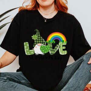 Love Gnome St. Patrick's Day Shirt, Gnome Love Tshirt